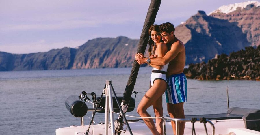 Santorini: Private Catamaran Tour with BBQ Meal and Drinks - Key Points to Know Before You Go
