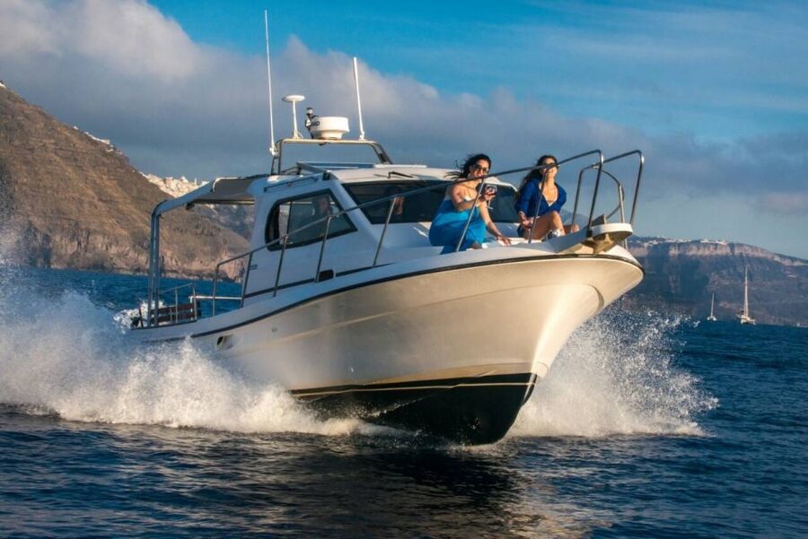 Santorini Private Cruise boat fishing tour - BBQ, Snorkeling - Key highlights that make this Santorini fishing cruise special
