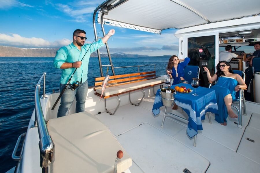 Santorini Private Cruise boat fishing tour - BBQ, Snorkeling - Quick practical tips before you go