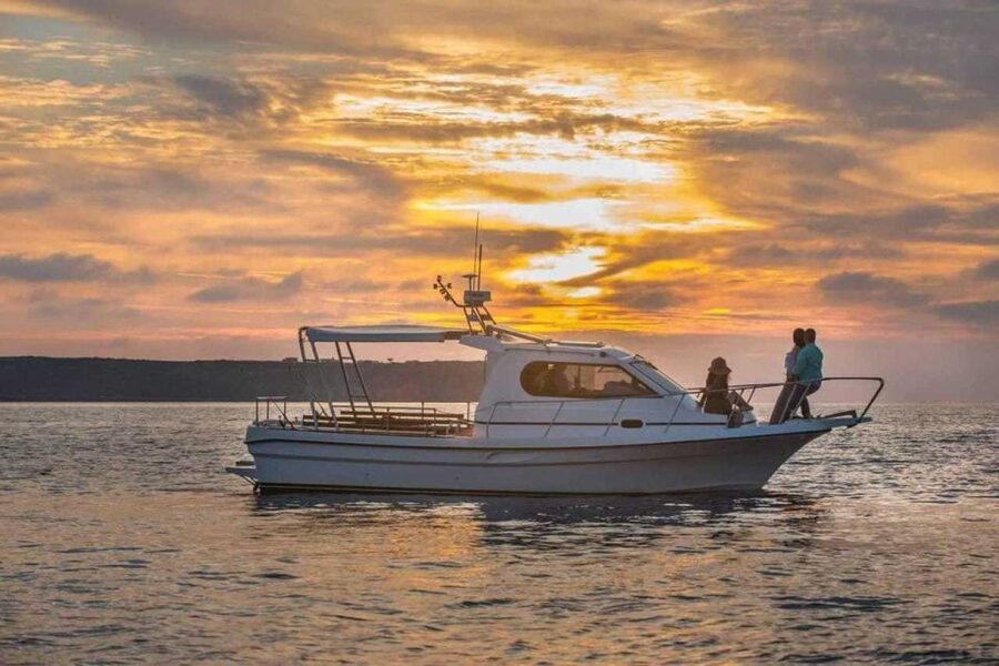 Santorini Private Cruise boat fishing tour - BBQ, Snorkeling - A private 5-hour fishing day on the Aegean