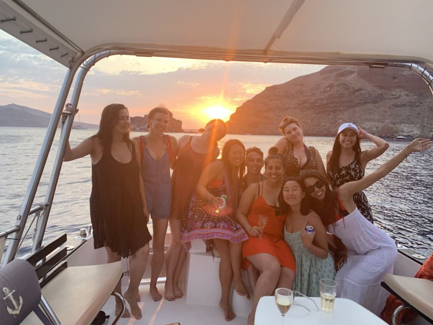 Santorini Private Cruise boat fishing tour - BBQ, Snorkeling - BBQ seafood lunch, Greek sides, and the catch-to-table payoff