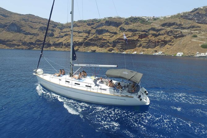 Santorini Private Daytime Sailing Tour with Meal, Drinks &Transfer included - Thirassia swim time, plus the homemade lunch you actually want to eat