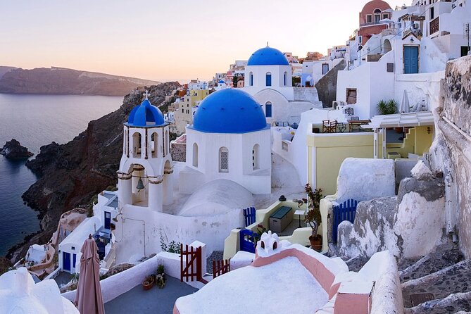 Santorini Private Island Tour & Winery Lunch at Domaine Sigalas - Stop 2, Oia Village for Classic Blue-Dome Views