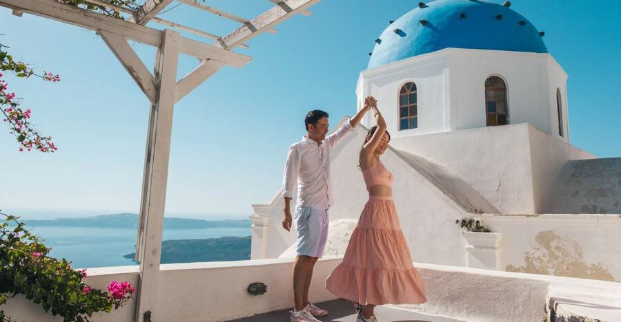 Santorini Private Photoshoot - Morning or Sunset: Picking the Light You Actually Want