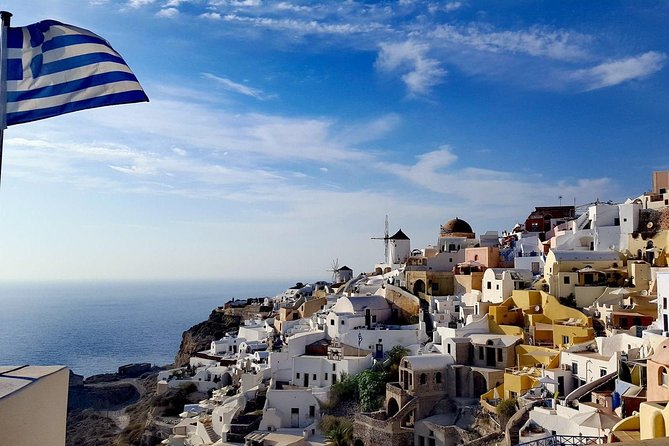 Santorini Private Romantic Tour with Dinner & Wine Tasting - Santo Wines winery tasting: four wines and real local pairings
