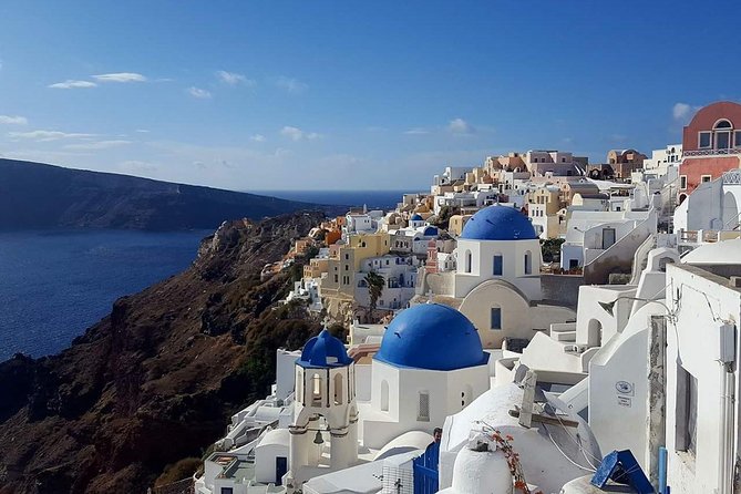 Santorini Private Romantic Tour with Dinner & Wine Tasting - Akrotiri seaside taverna dinner: local plates, house wine, and a slower ending