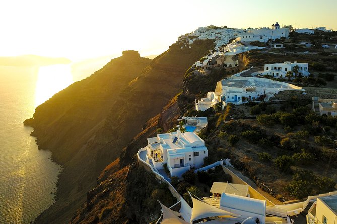 Santorini Private Scenic Shore Excursion: Oia, Mt Profitis and Ilias Monastery - Oia on the caldera cliffs: photos, ceramics, and jewelry time