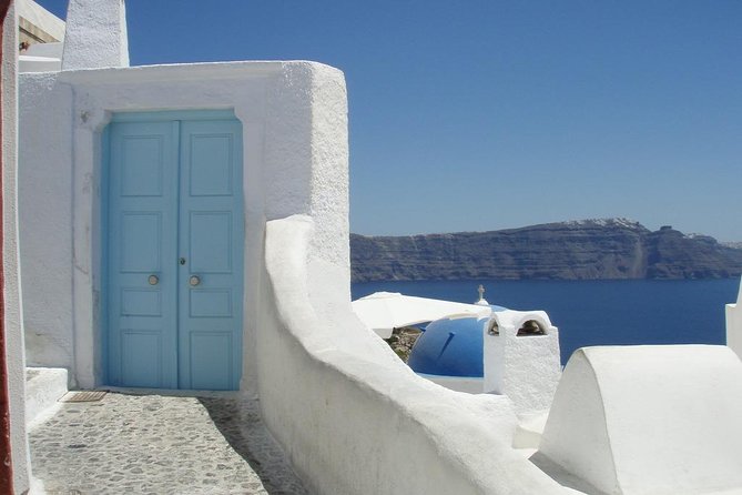 Santorini Private Scenic Shore Excursion: Oia, Mt Profitis and Ilias Monastery - Practical tips for heat, crowds, and buying the extras