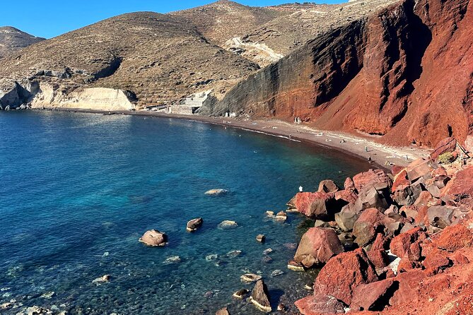Santorini Private sightseeing land tours - Megalochori’s maze streets, then the volcanic beach switch