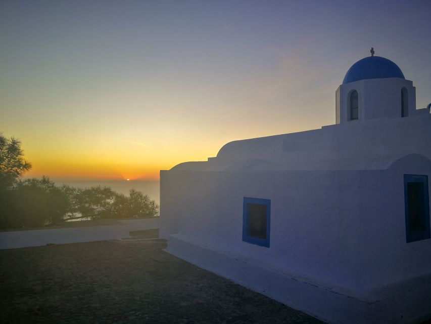 Santorini: Private Sunrise Tour with Breakfast and Oia Visit - Profitis Ilias monastery, Santorini’s highest point