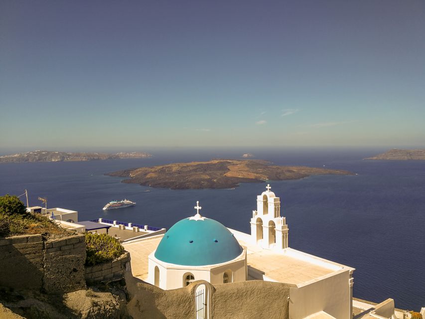 Santorini: Private Sunset Tour with Picnic & Transfer - Imerovígli picnic hour: sunset from a quieter angle