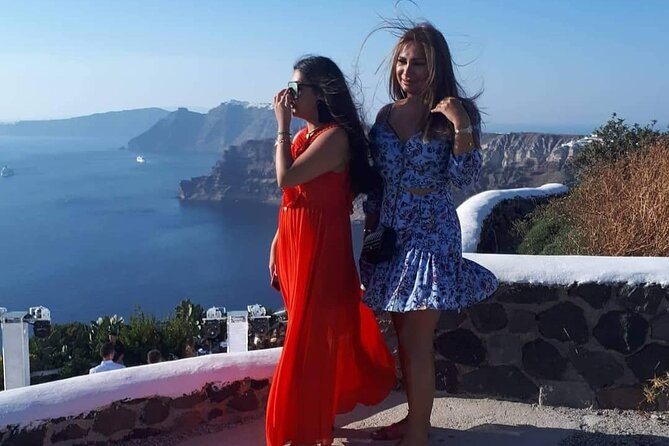 Santorini Private Tour 5hours Wine and local product tasting - Fira, the island capital: cliff views and quick photo moments