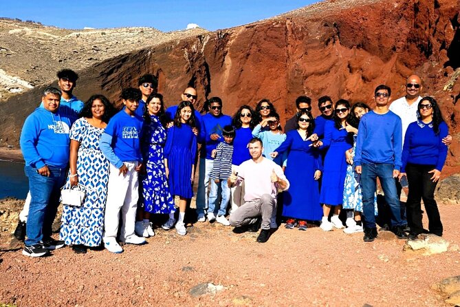 Santorini Private Tour Blue Domes - Red Beach and Perissa: two volcanic beach styles in one day