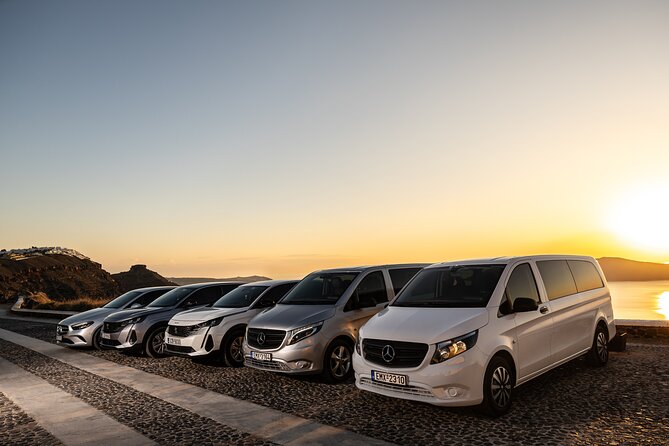 Santorini: Private Transfers To / From the Airport (JTR) - From JTR to your hotel or cruise port, step by step
