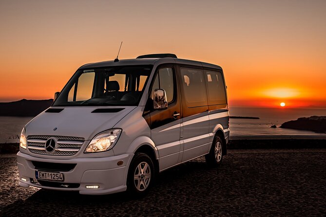 Santorini Private Transportation Services - Practical booking: send the right pickup details once
