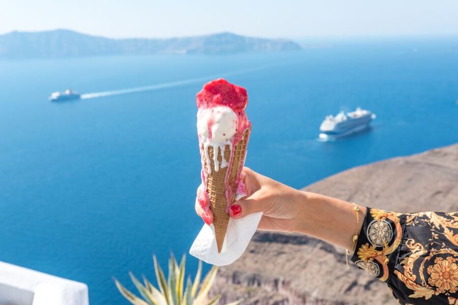 Santorini: Private Vistas Morning Hike inc. tastings - Imerovigli to Firostefani, walking the caldera with real story beats