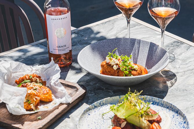 Santorini Private Wine Tasting Tour: Up to 4 Wineries & Lunch - Private Pickup, Air-Conditioned Comfort, and a 5-Hour Window