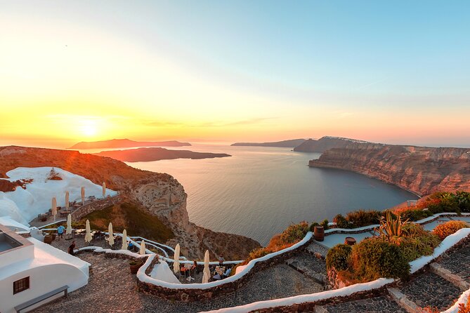 Santorini Private Wine Tour at Sunset with Tastings and Pictures - Stop 2 at Estate Argyros: vineyards, facilities, and pairing snacks