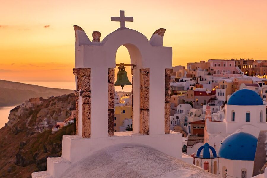Santorini: Romantic Sunset Caldera Cruise with Dinner - What the on-board guide does for you (and for your photos)