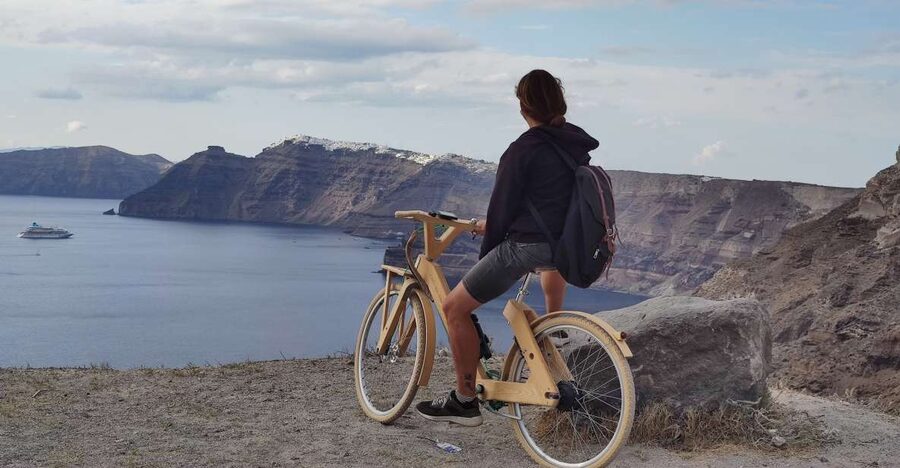 Santorini's Handcrafted Wooden E-Bike Rental - Starting in Perissa: Exi experience meet-up and first rides