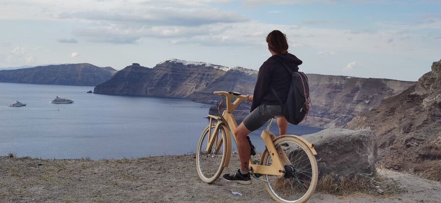 Santorini's Handcrafted Wooden E-Bike Rental - The wooden e-bike experience: how electric help changes the day