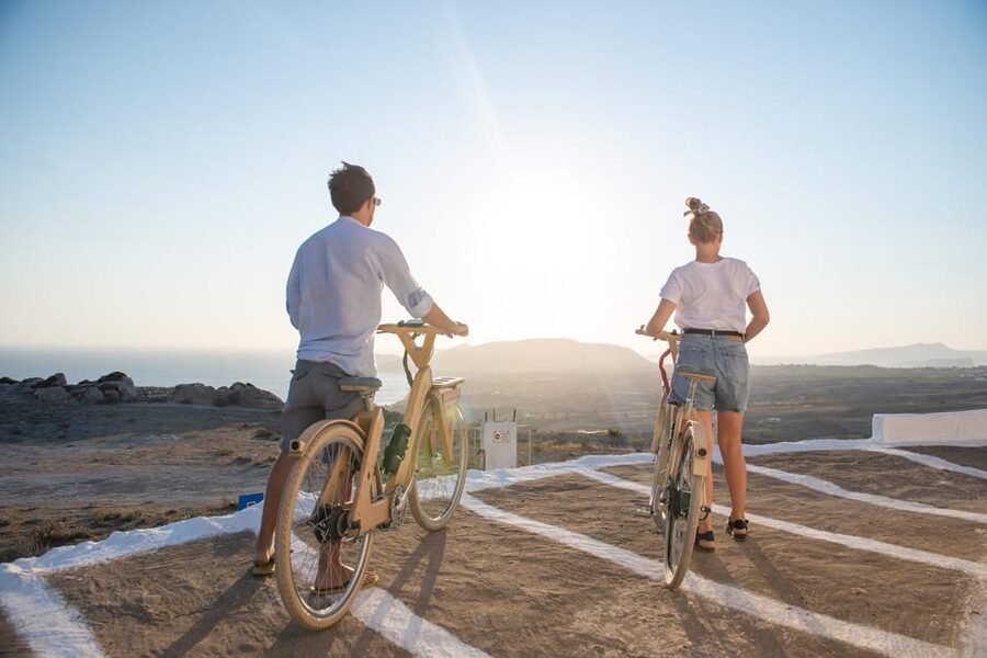 Santorini's Private 2-hour Wooden E-bike Tour - The ride through Santorini’s hills: effortless effort, real views