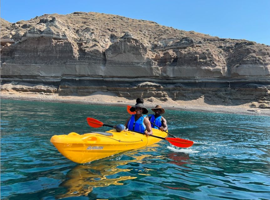 Santorini: Sea Caves Kayak Trip with Snorkeling and Picnic - Practical advice: what to bring so you enjoy every stop
