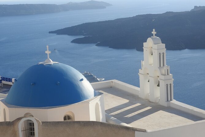 Santorini Sightseeing Half Day Small Group Tour - Stop 4, Imerovigli: the Balcony of Santorini plus the volcano viewpoint