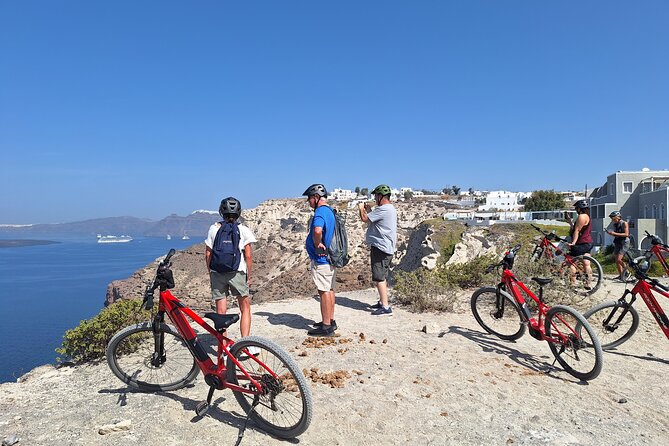 Santorini Small Group Guided E-bike Tour & Local Tomato Museum - Megalochori traditional village, small-town calm