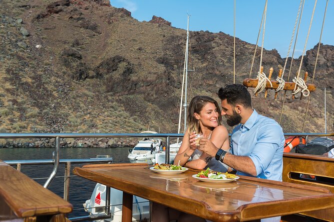 Santorini Sunset Dinner Cruise Including Nea Kameni Visit - The boat and crew: why “Aphrodite” matters more than you think