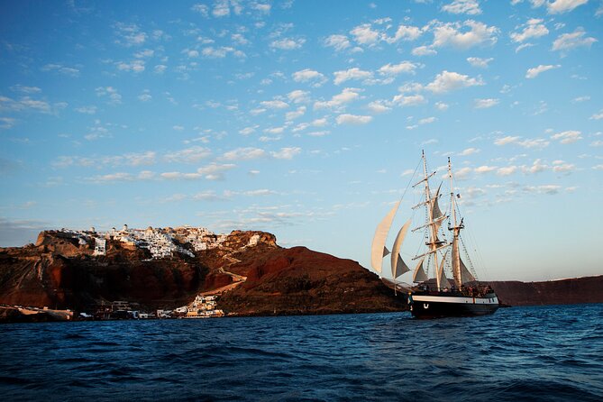 Santorini Sunset Dinner Cruise Including Nea Kameni Visit - Hotel pickup and meeting points, where tours often trip up
