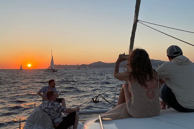 Santorini Sunset Sailing Cruise: Dinner, BBQ, Open Bar, Transfers - Key highlights you will feel from the start