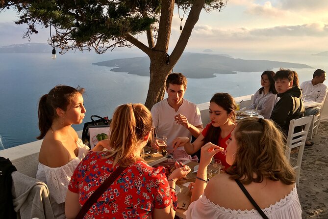 Santorini Sunset Walking Tour inc. tastings and 5 drinks - A four hour sunset plan that starts in Imerovigli