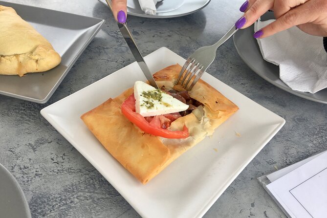 Santorini Sunset Walking Tour inc. tastings and 5 drinks - Agios Nikolaos Monastery meeting point, then you’re off