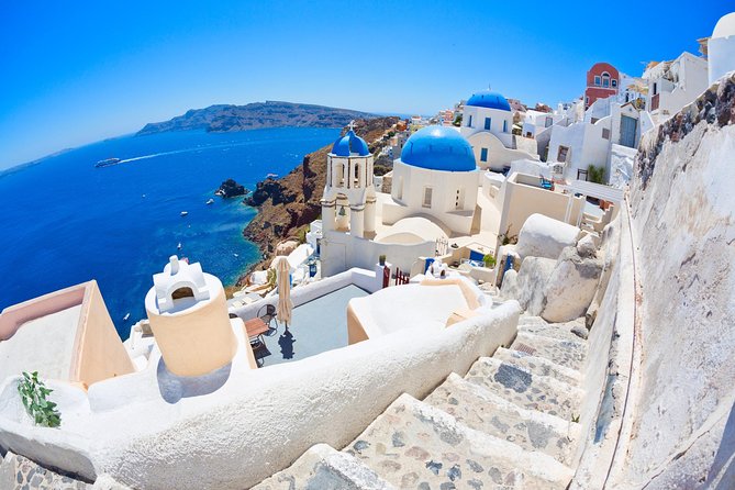 Santorini:The Famous Spots & Blue Domes -4 hours Private Tour - Firostefani’s “Secret” Viewpoint and the Classic Blue Dome Moment