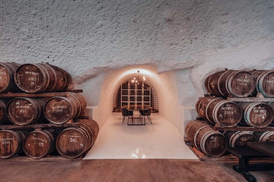 Santorini: Through the Grapevine Tour Winery Tasting Tour - The guide makes it: sommelier expertise and real-world storytelling