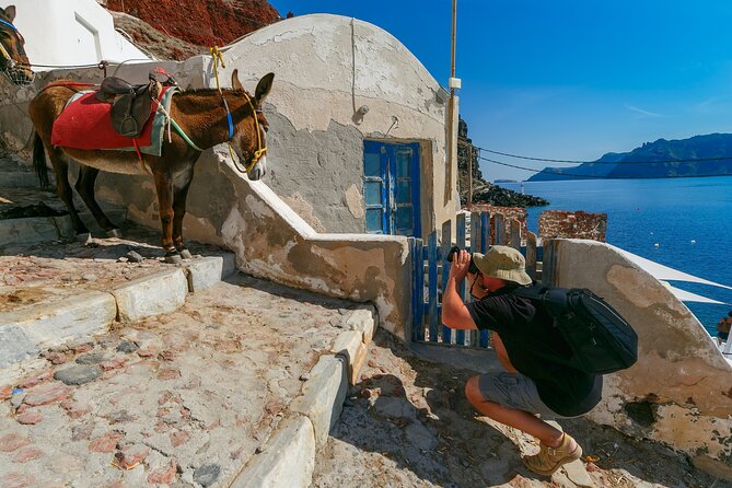 Santorini Tour Designed Especially for Cruise Passengers - Stop 1: Firostefani cliffs, blue-domed photo time