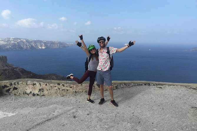 Santorini Tour on Electric Bikes & Scooters - Perissa Black Beach to the backroads: the tour’s smart start