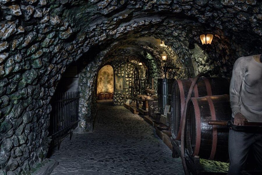 Santorini Visit Cave Wine museum and Wine tasting - Cruise travelers and the cable car cost to plan for