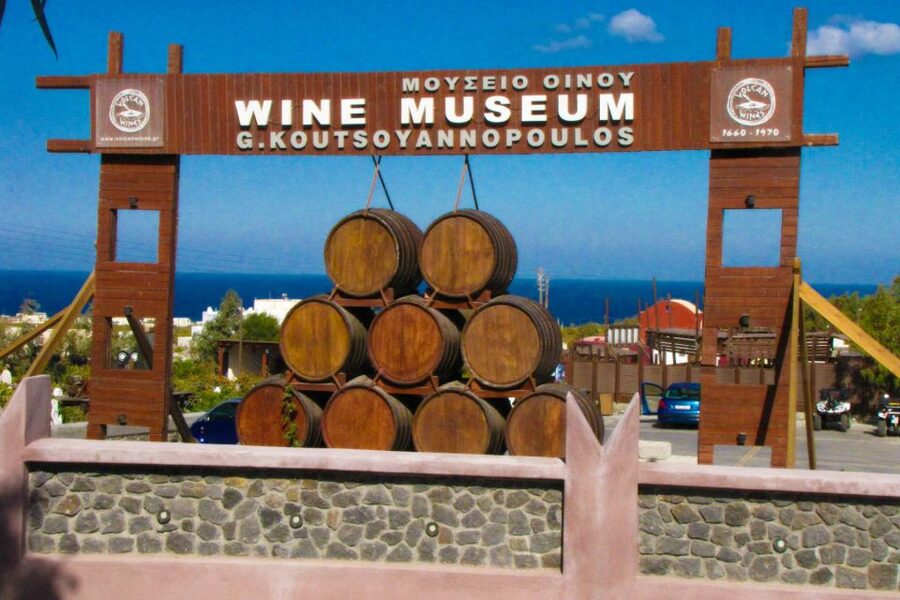 Santorini Visit Cave Wine museum and Wine tasting - What the museum teaches you, from vines to island life