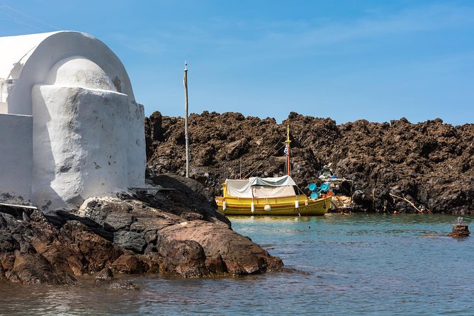 Santorini Volcano Half Day Tour - Palea Kameni hot springs swim, strength needed, and water shoes