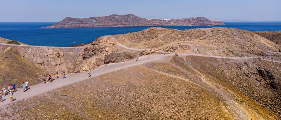 Santorini Volcano, Hot Springs Adventure - Nea Kameni: The Active Volcano Hike and Summit Views