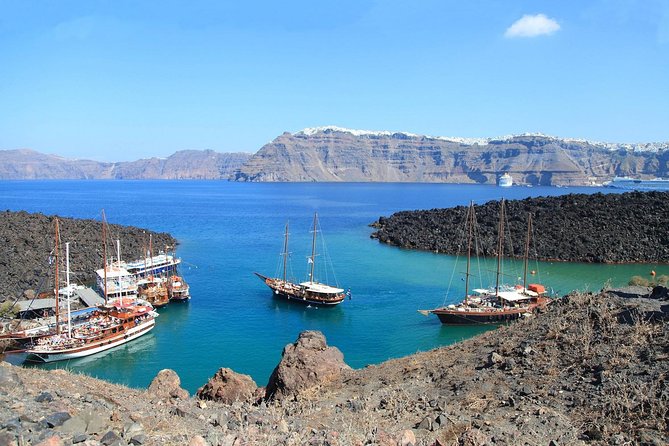 Santorini Volcano Tour - Getting to the ridge and making the hike easier
