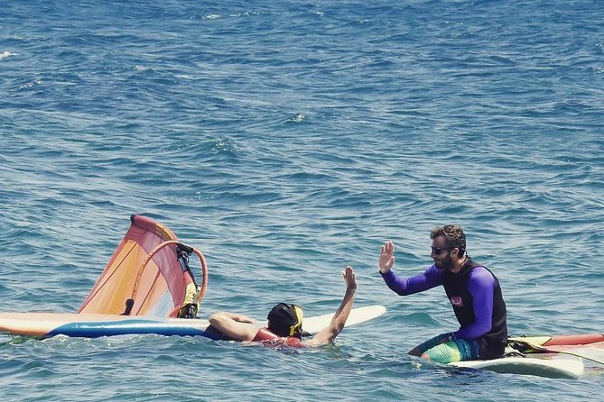 Santorini Windsurfing lessons - Instructor Coaching That Actually Clicks: Harry’s Patience and the Radio Headset