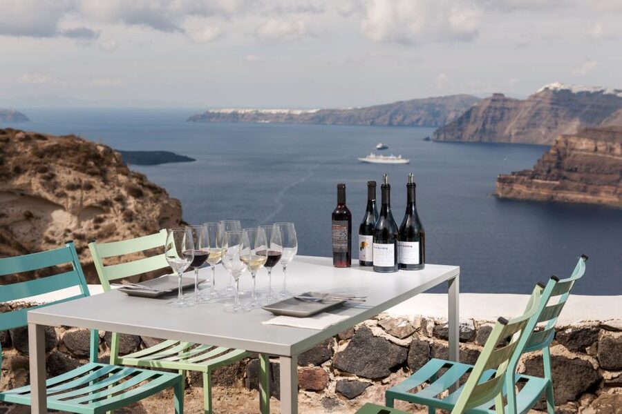 Santorini Wine Roads: Tour of 3 Wineries with a Sommelier - The sommelier-led tasting format, from dry whites to dessert wines