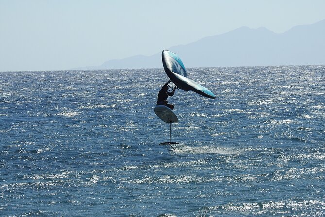 Santorini Wing Foil Surf Lesson for Beginners - Safety on the Water: Rescue Boat Support Plus Your Responsibilities
