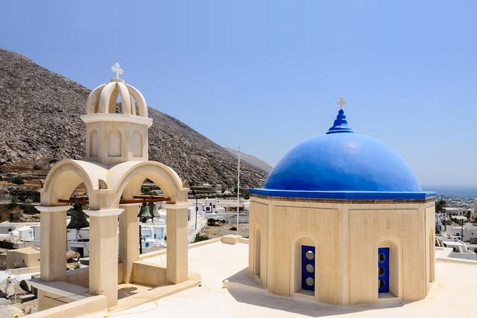 Secrets of Santorini - Private Full Day Tour with Dinner - Pickup, A/C comfort, and Wi-Fi between viewpoints