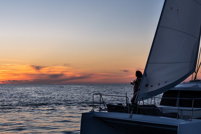 Shared Catamaran Half Day Cruise in Santorini - Athinios Port meetup, pickup, and what happens before you sail