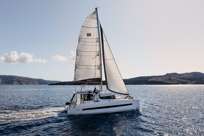 Shared Catamaran Half Day Cruise in Santorini - Who this catamaran half-day suits best