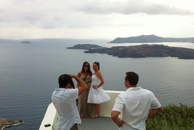 Shore Excursion: Customizable Santorini Tour - Red Beach photo stop: red cliffs and green crystal water